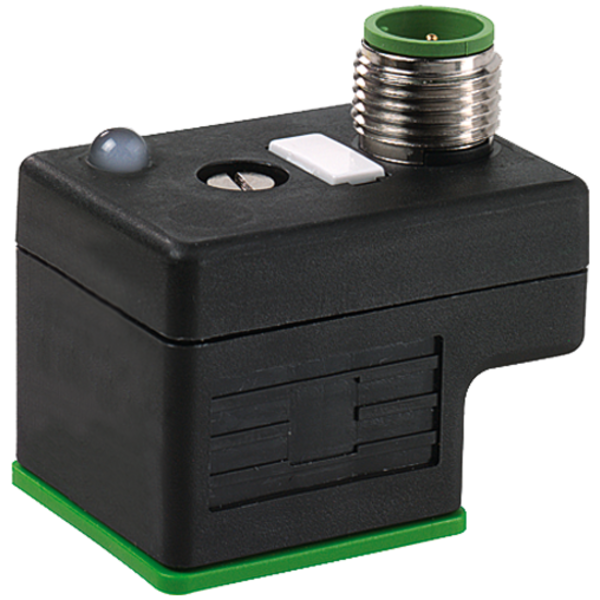 Murr Elektronik M12 adaptor on top of MSUD valve plug form A 18mm 7000-41301-0000000